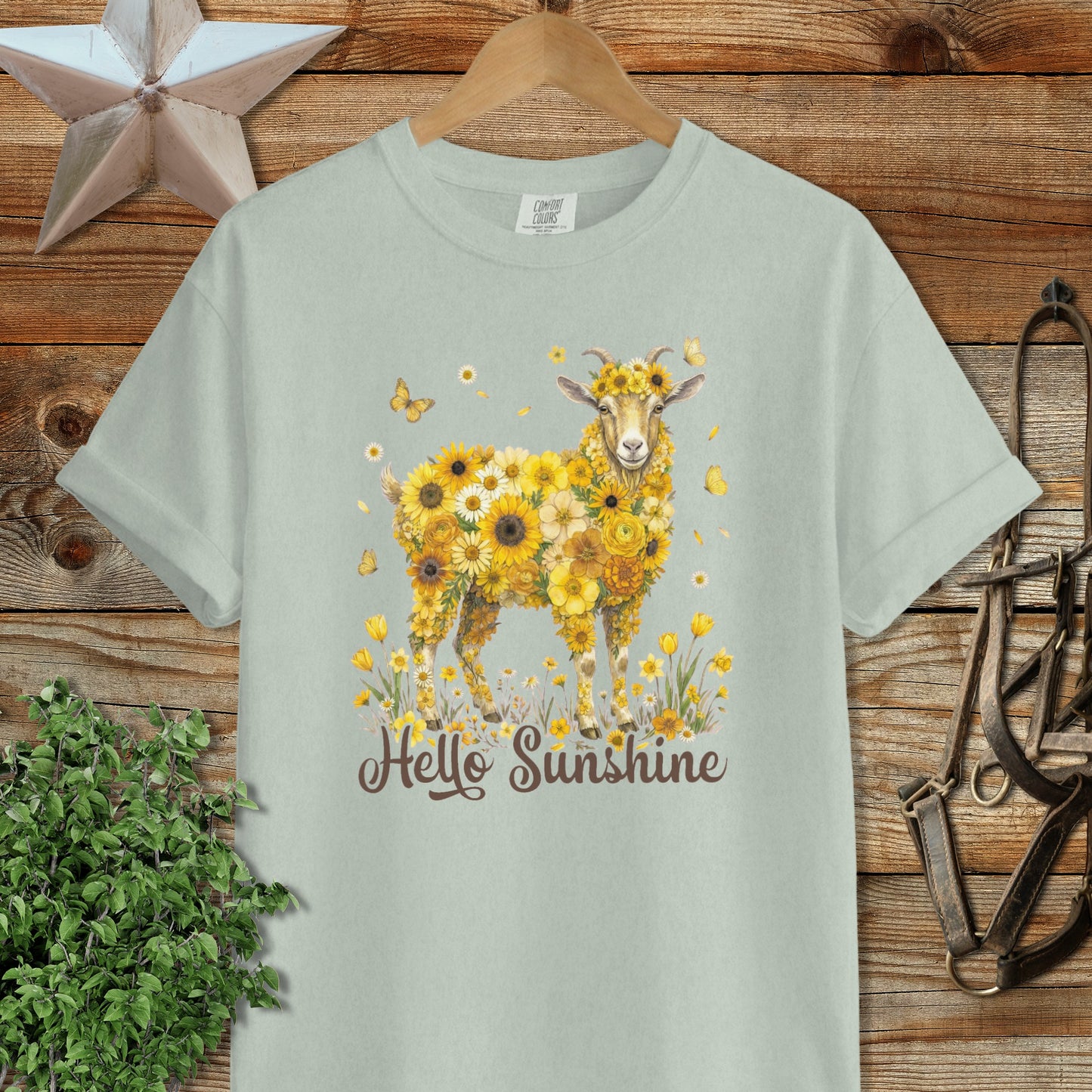 Hello Sunshine Goat Signature Tee