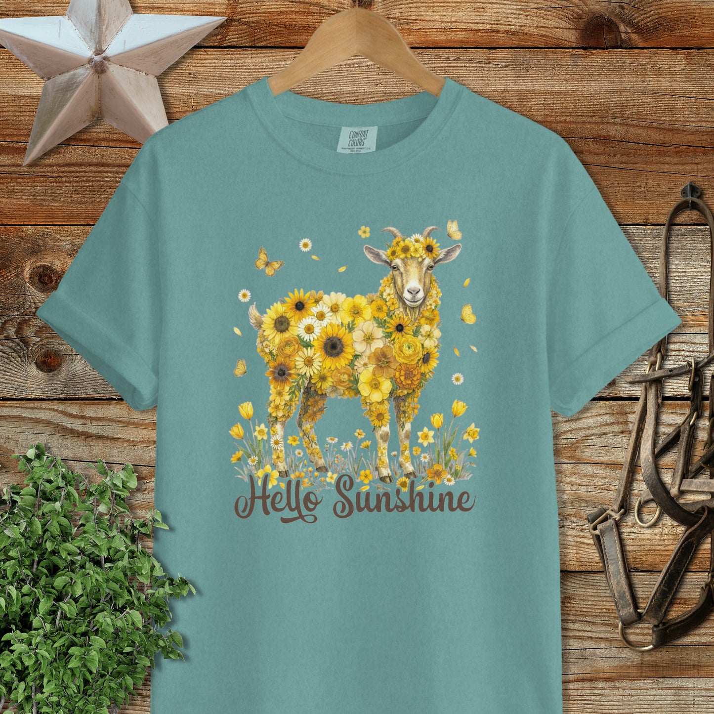 Hello Sunshine Goat Signature Tee