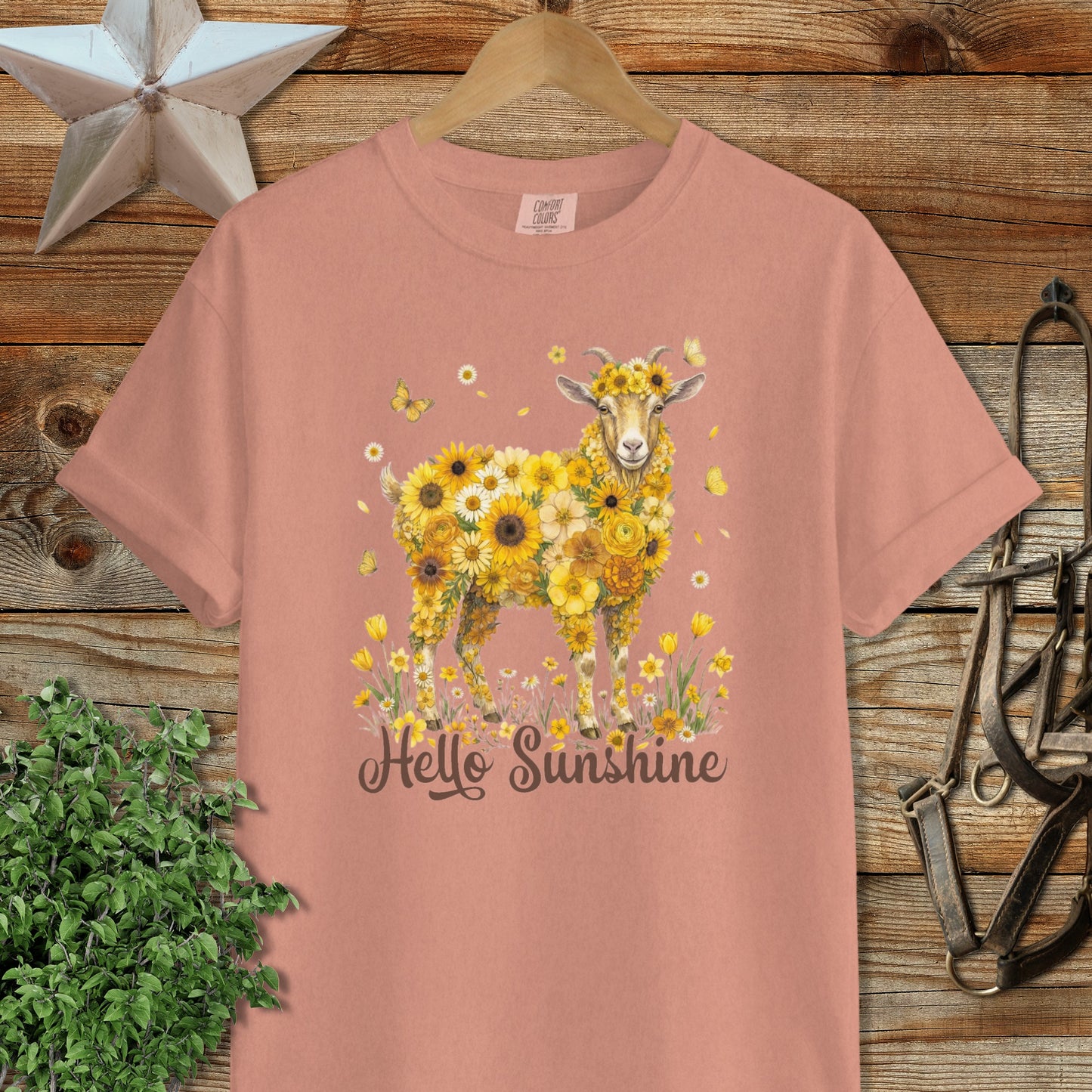 Hello Sunshine Goat Signature Tee