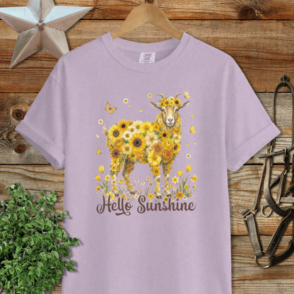 Hello Sunshine Goat Signature Tee