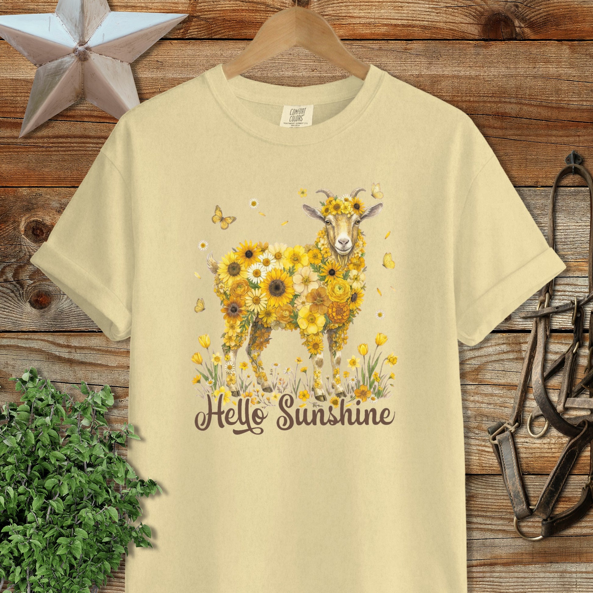 Hello Sunshine Goat Signature Tee