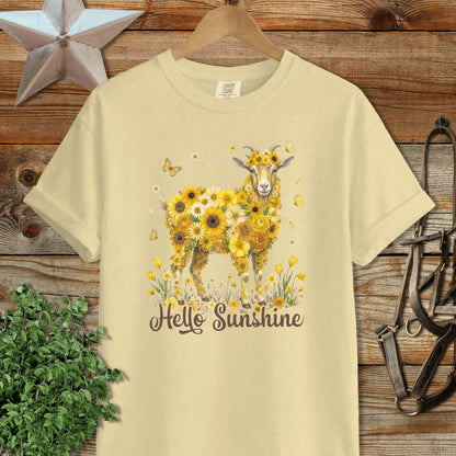 Hello Sunshine Goat Signature Tee