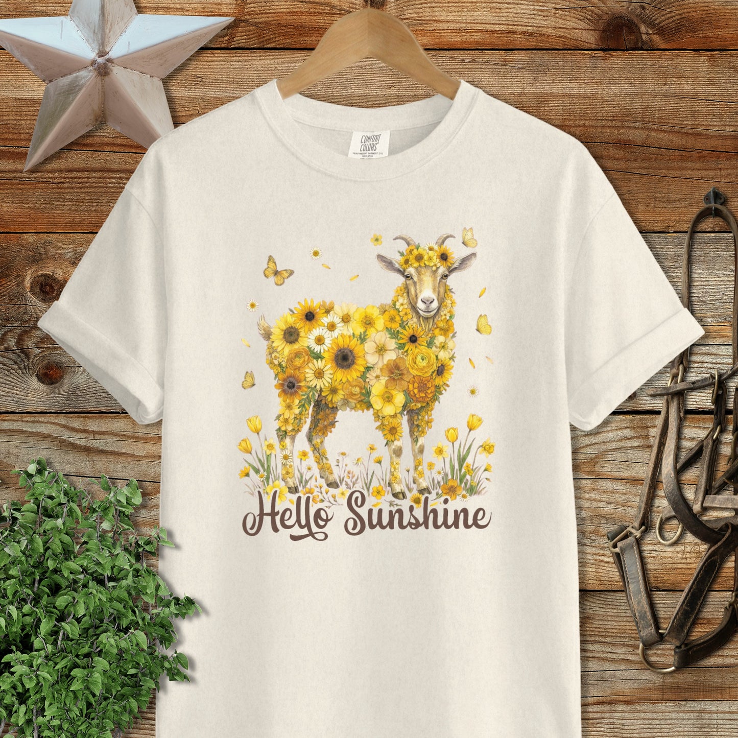 Hello Sunshine Goat Signature Tee