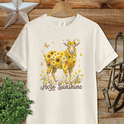 Hello Sunshine Goat Signature Tee