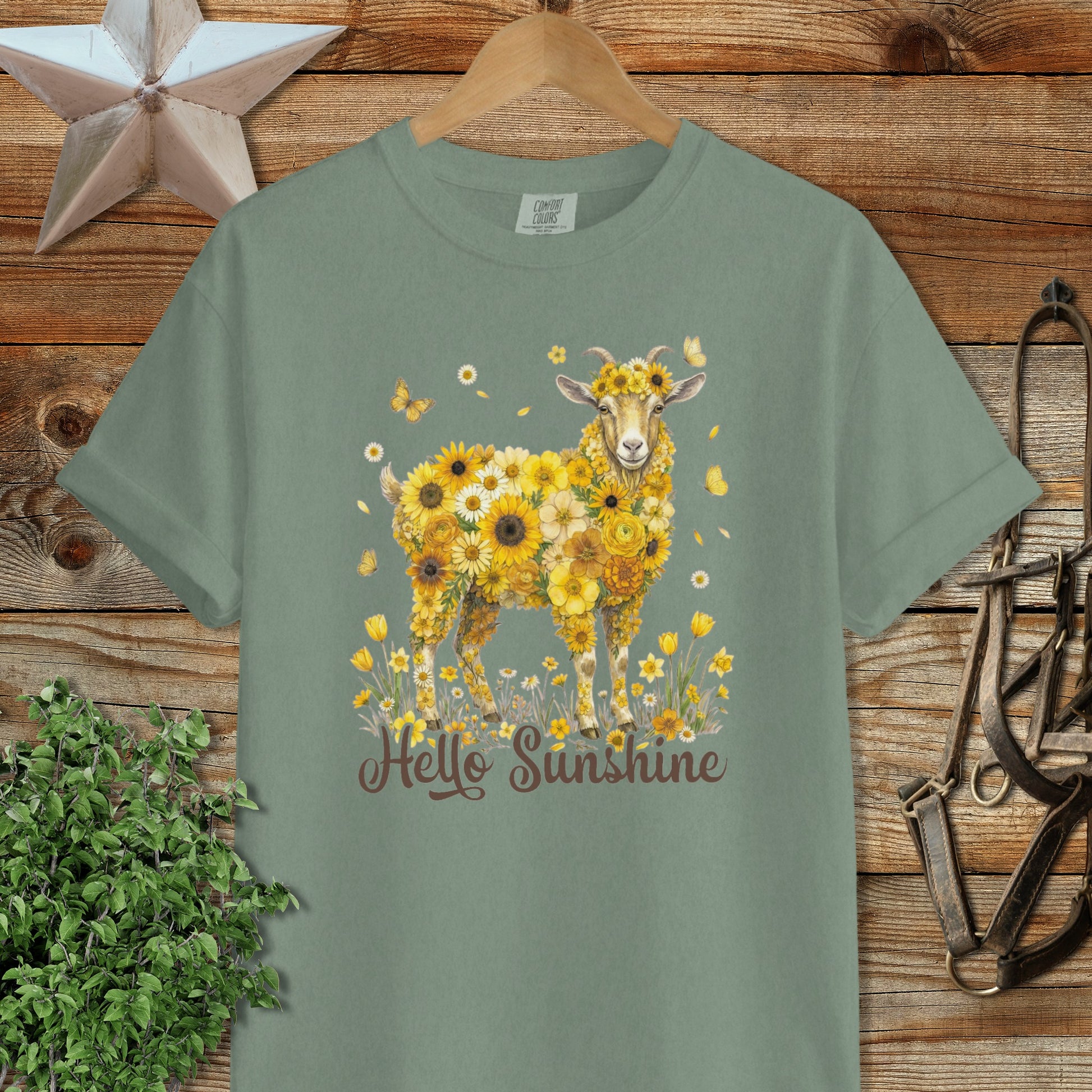 Hello Sunshine Goat Signature Tee