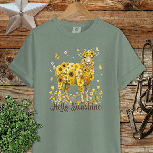 Hello Sunshine Goat Signature Tee