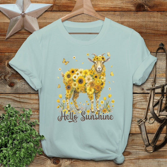 Hello Sunshine Goat Softstyle Tee