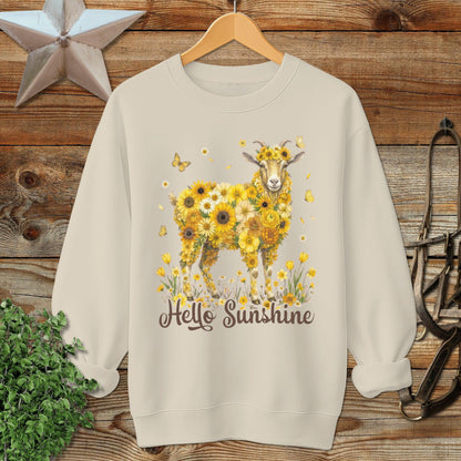 Hello Sunshine Goat Sweatshirt