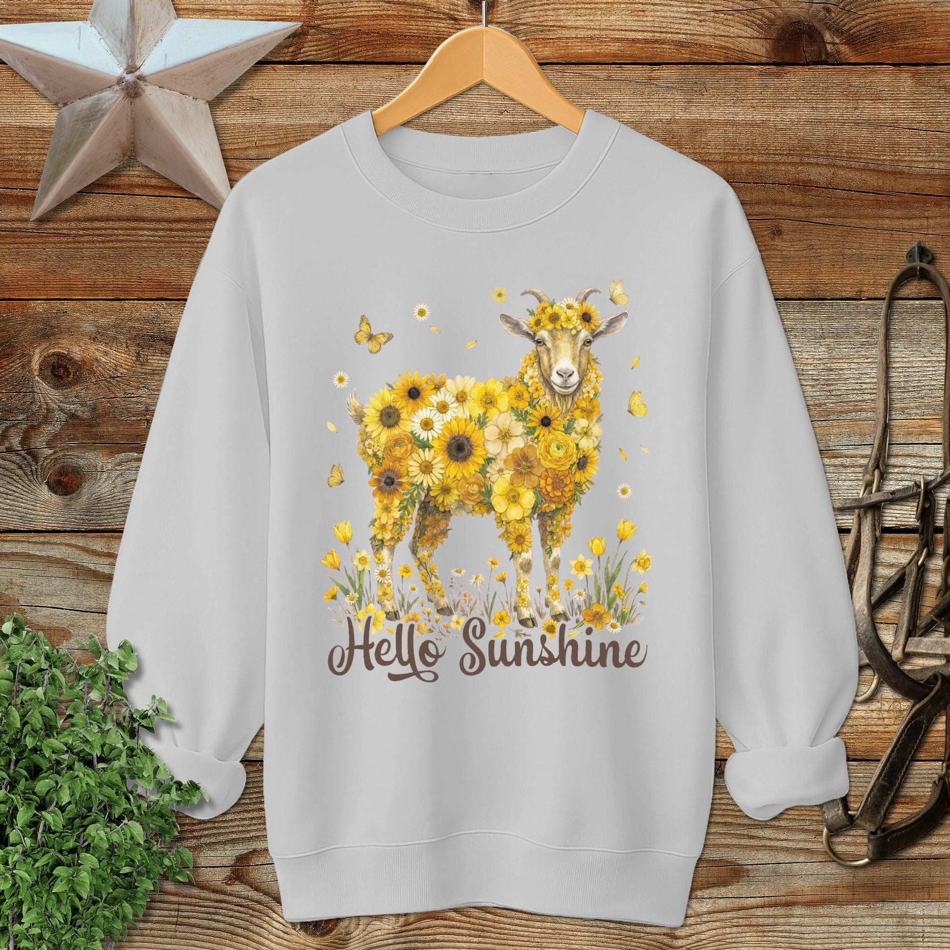 Hello Sunshine Goat Sweatshirt