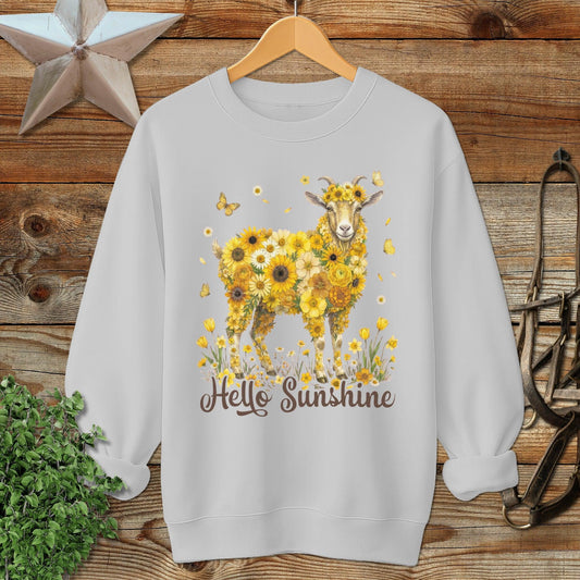 Hello Sunshine Goat Sweatshirt