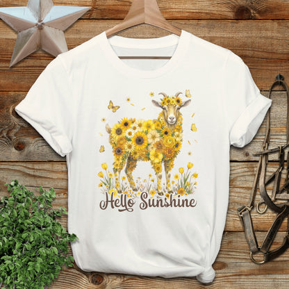 Hello Sunshine Goat T-Shirt