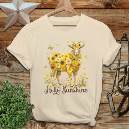 Hello Sunshine Goat T-Shirt