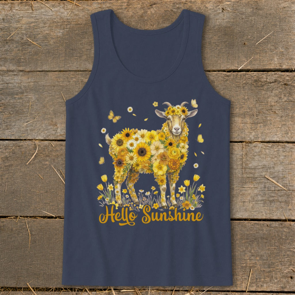 Hello Sunshine Goat Tank Top