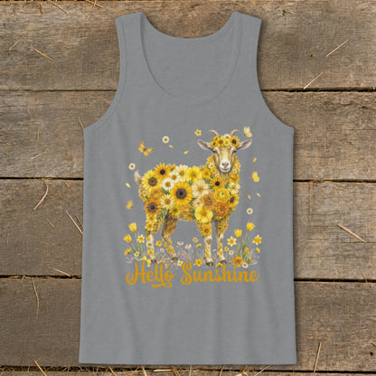 Hello Sunshine Goat Tank Top