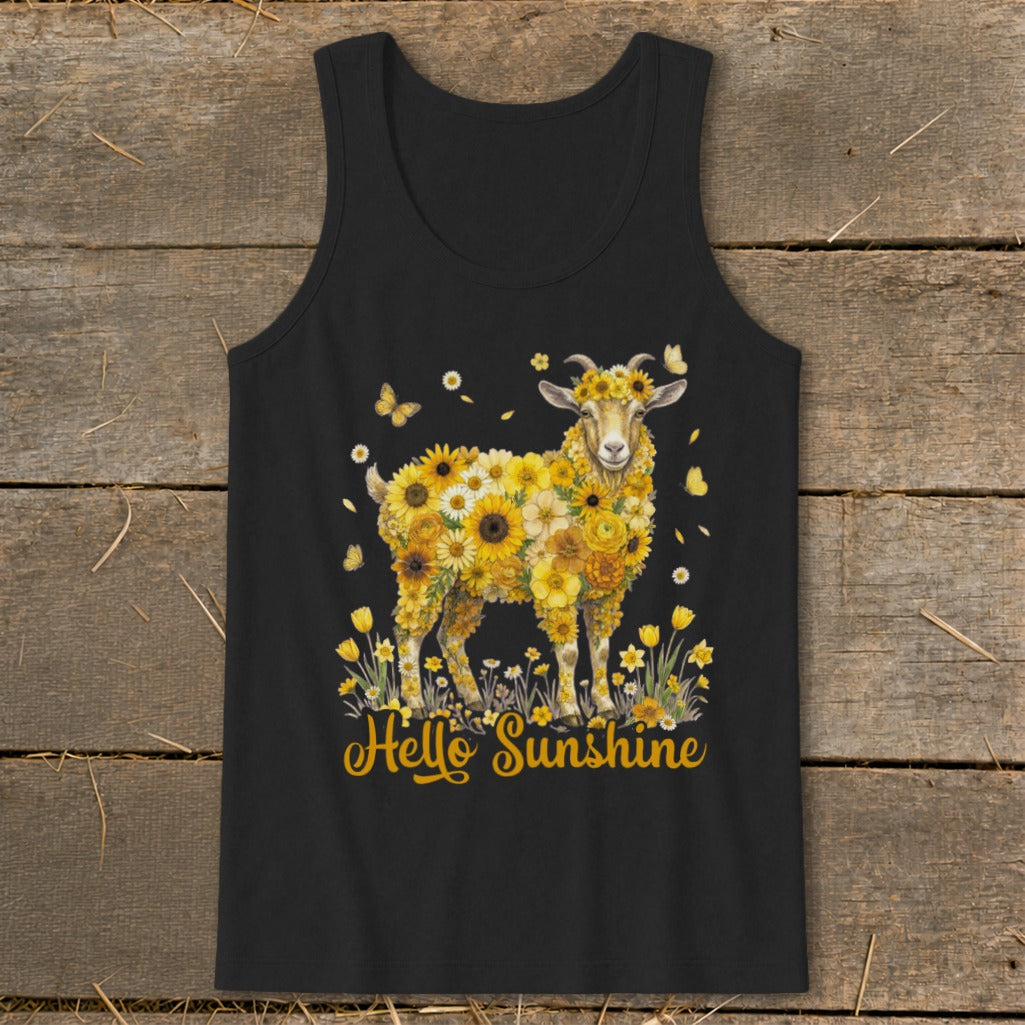 Hello Sunshine Goat Tank Top