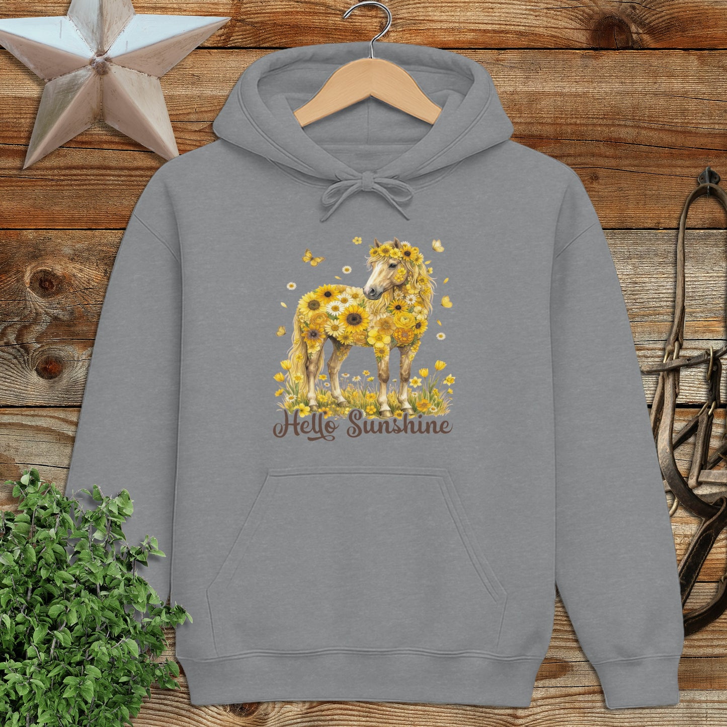 Hello Sunshine Horse Hoodie