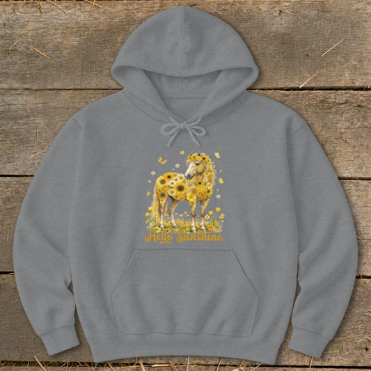 Hello Sunshine Horse Hoodie