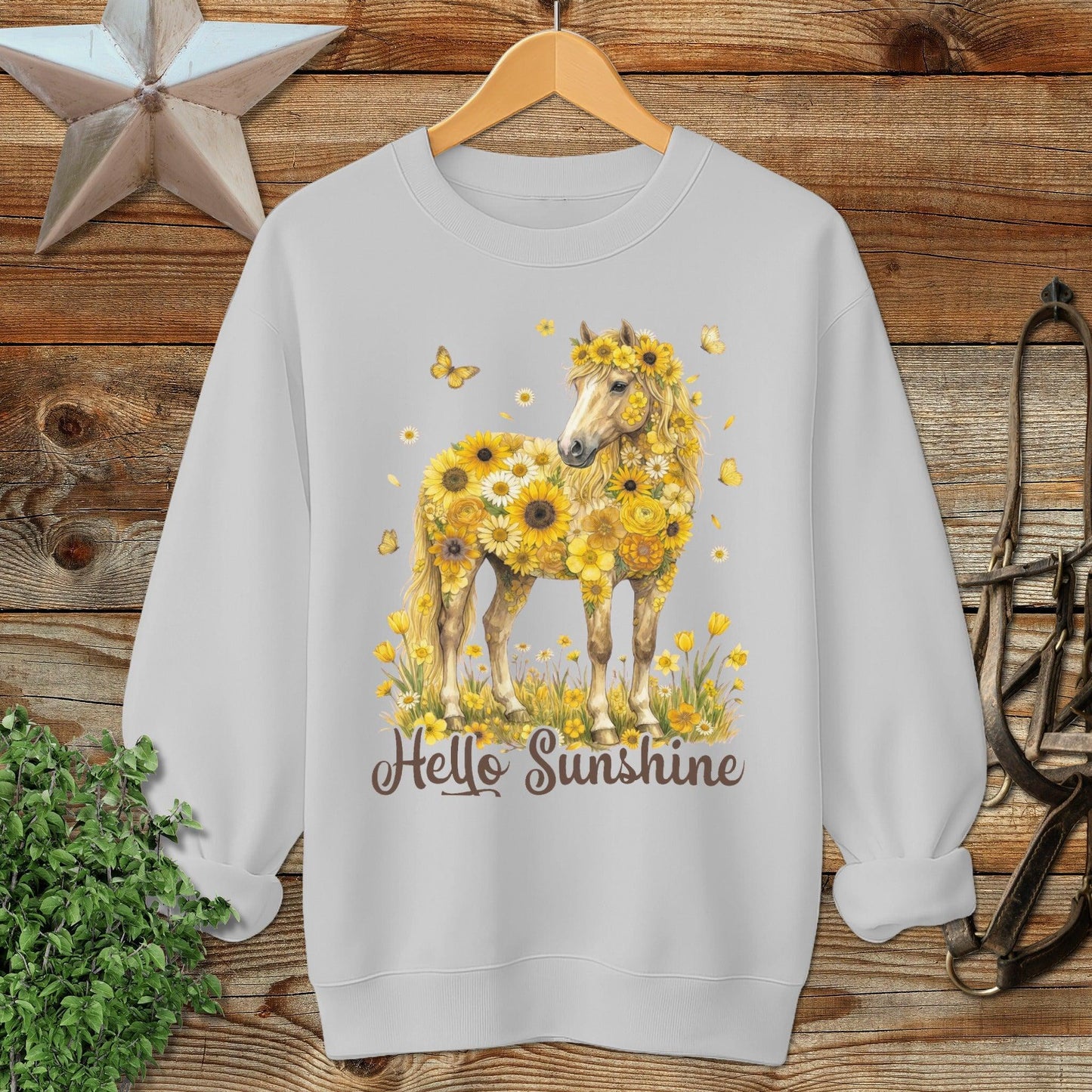 Hello Sunshine Horse Sweatshirt