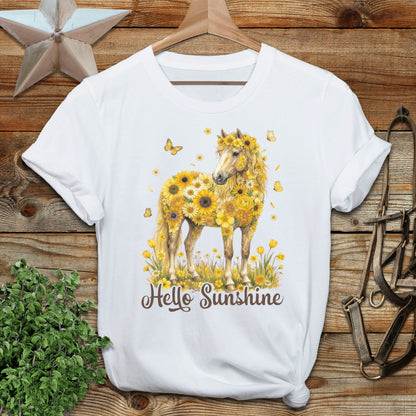Hello Sunshine Horse T-Shirt