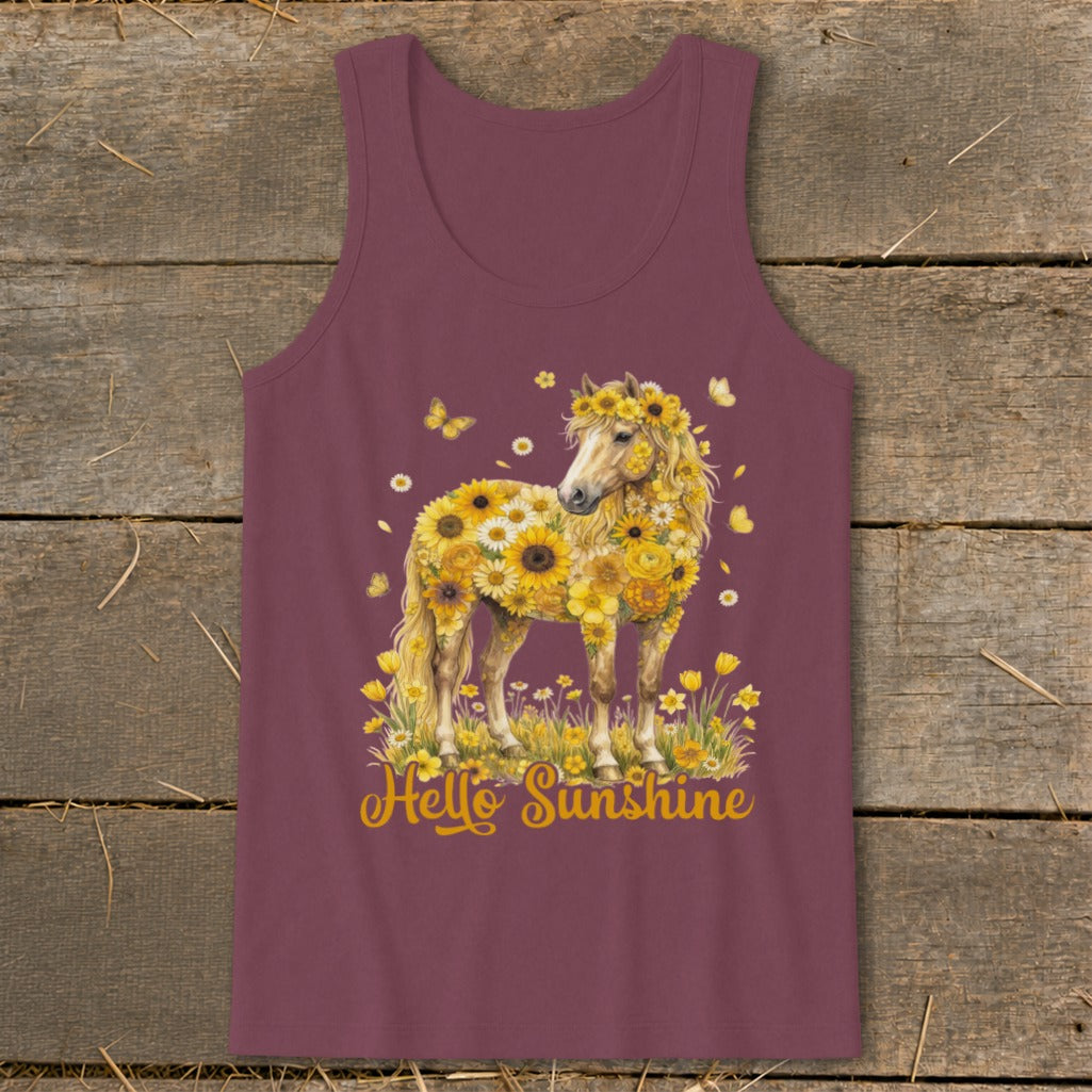 Hello Sunshine Horse Tank Top