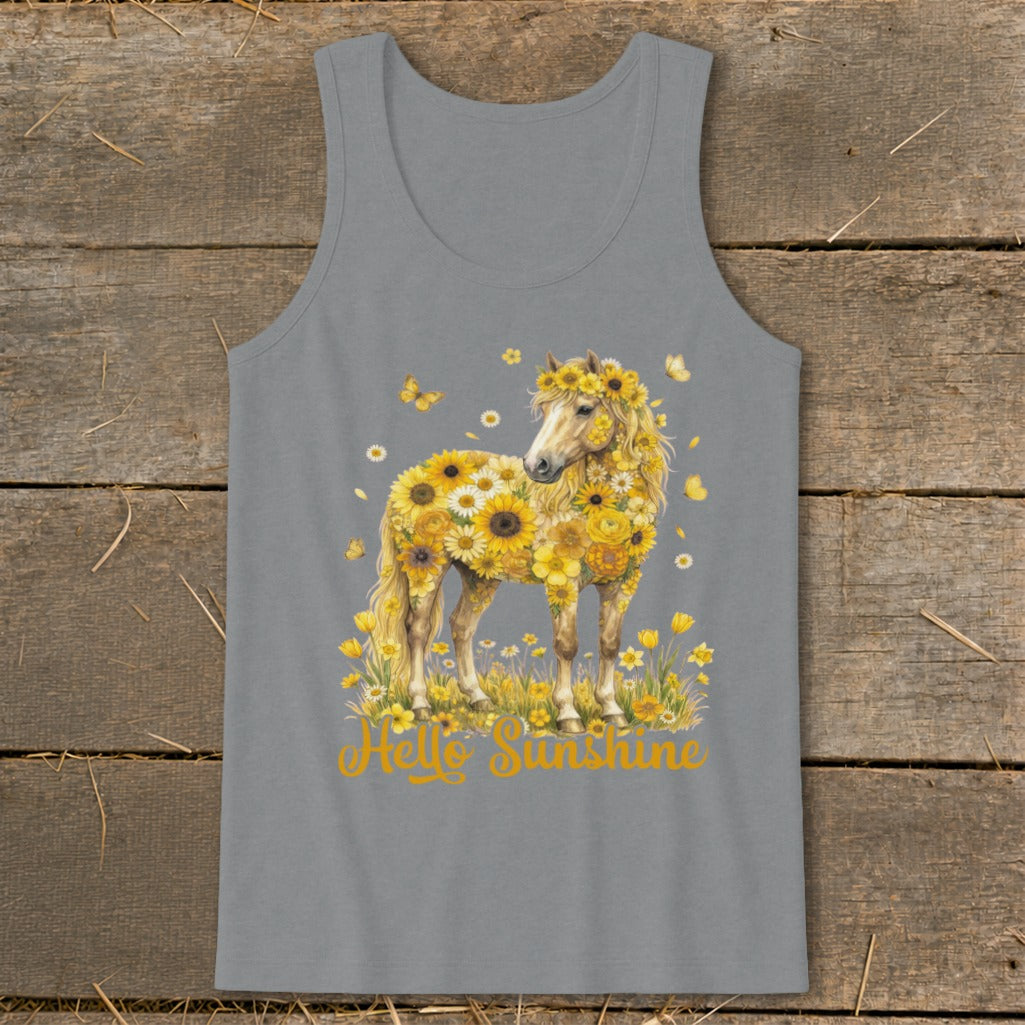 Hello Sunshine Horse Tank Top