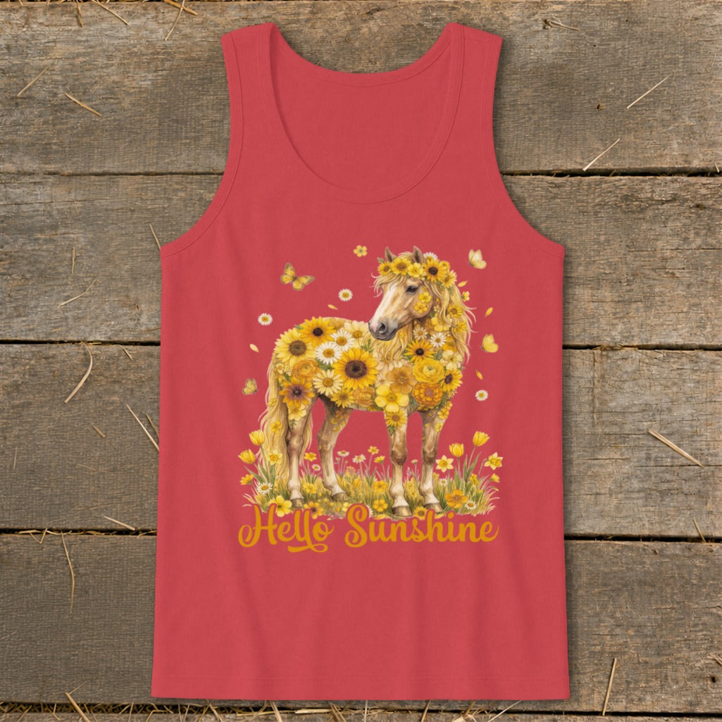Hello Sunshine Horse Tank Top