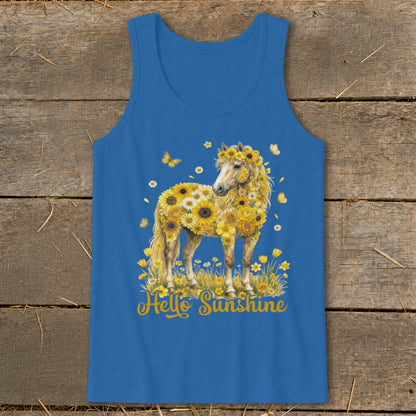 Hello Sunshine Horse Tank Top