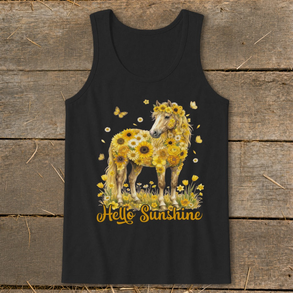 Hello Sunshine Horse Tank Top