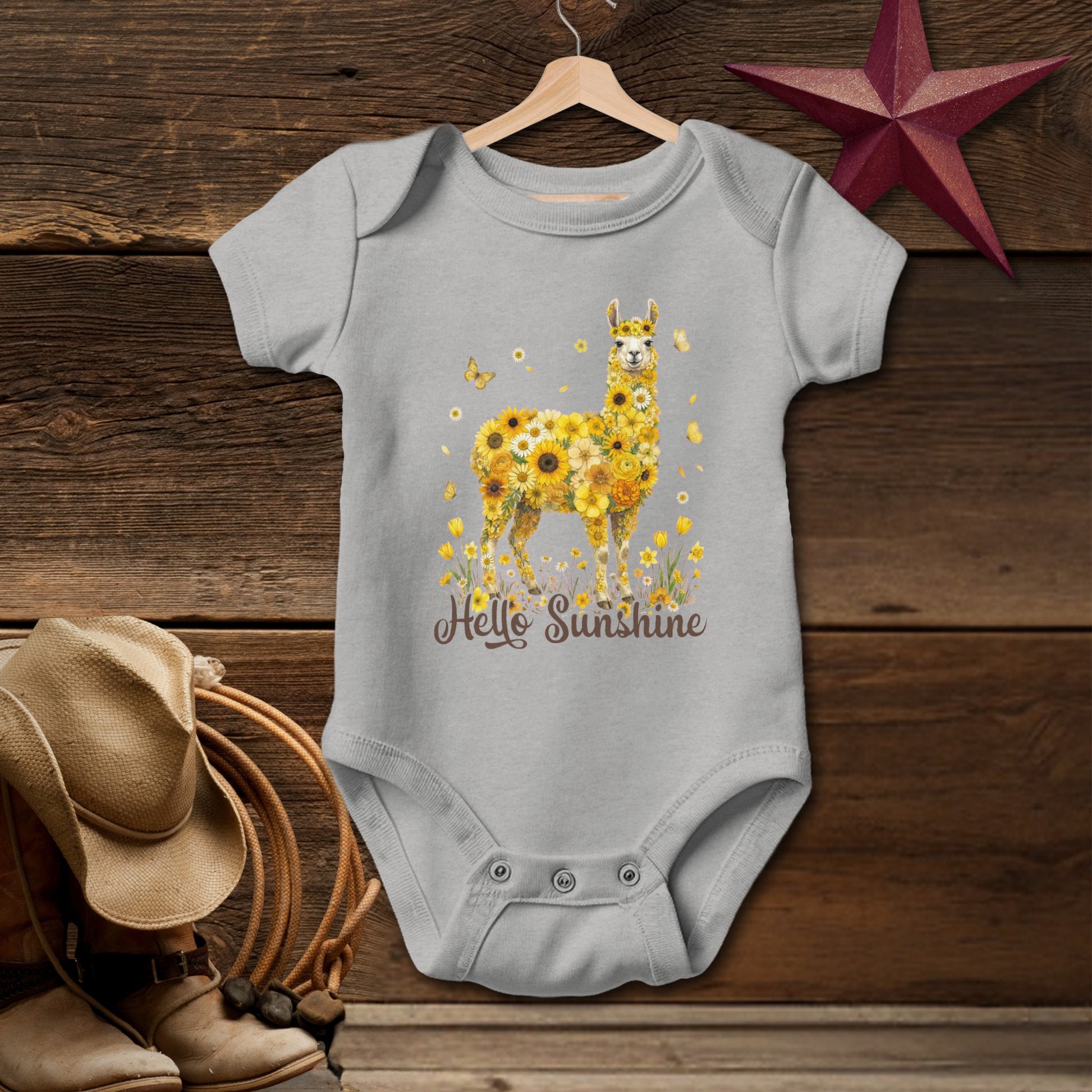 Hello Sunshine Llama Bodysuit (Baby)