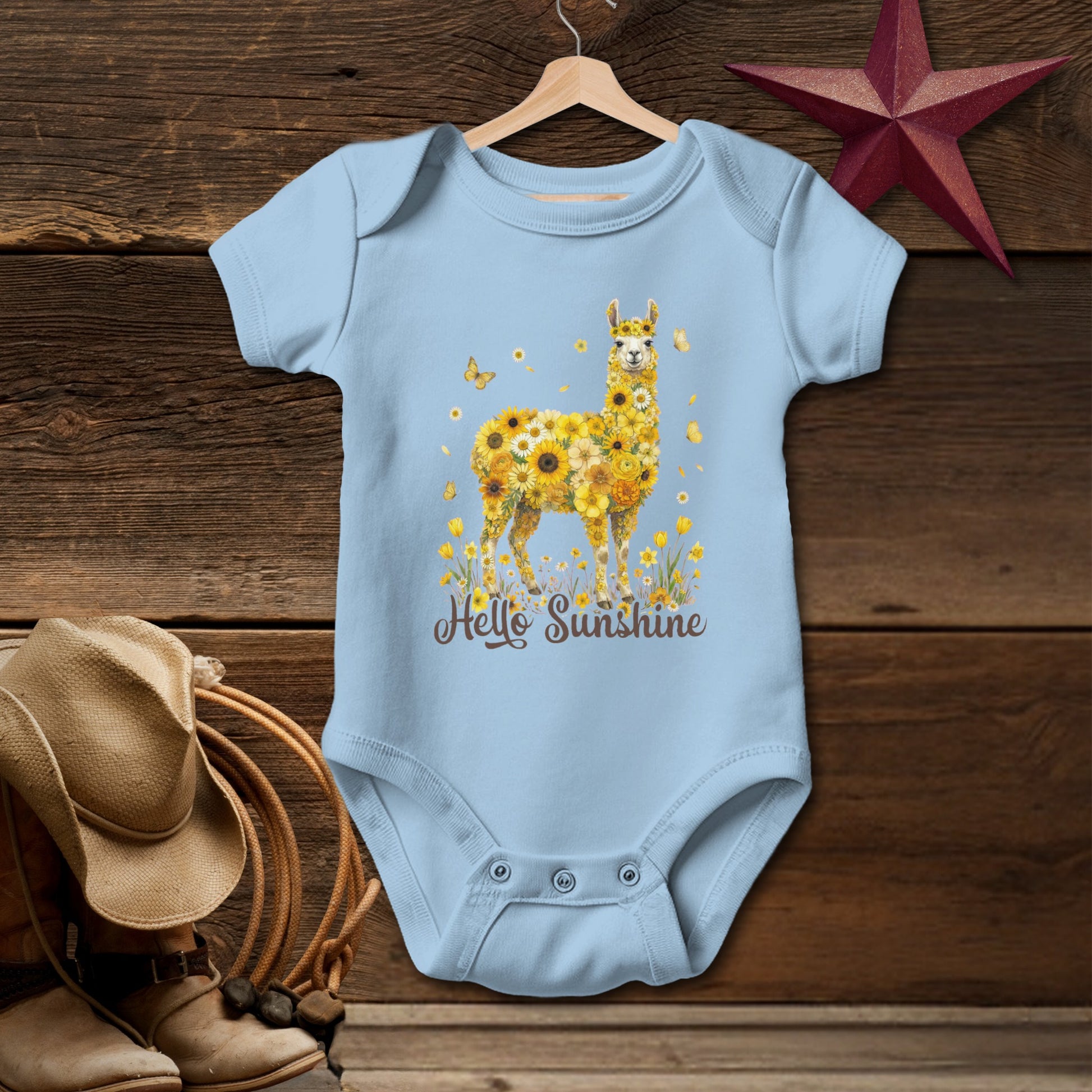 Hello Sunshine Llama Bodysuit (Baby)