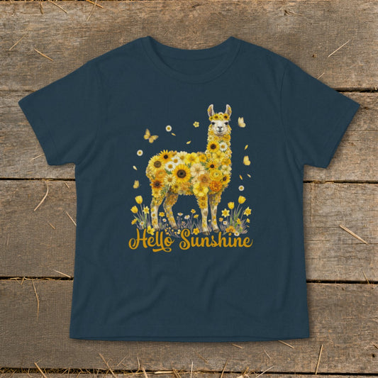 Hello Sunshine Llama Infant Tee