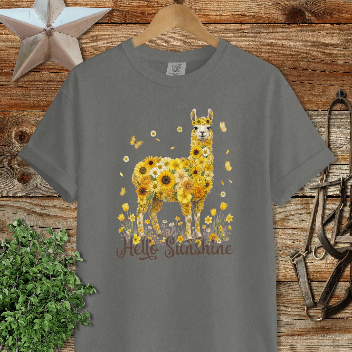 Hello Sunshine Llama Signature Tee