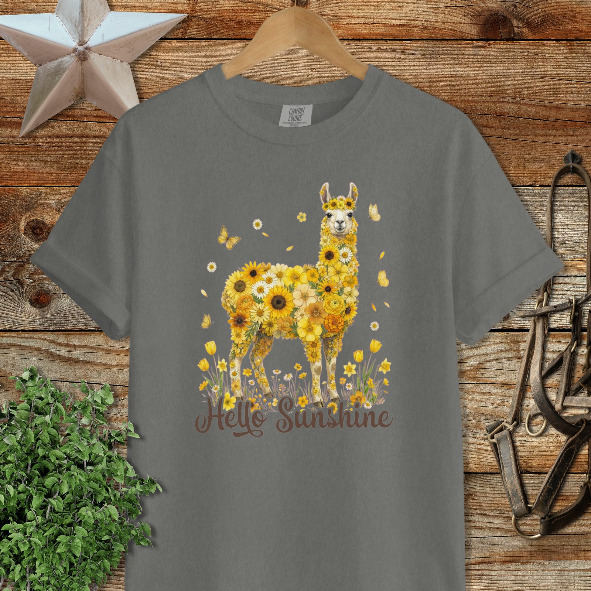 Hello Sunshine Llama Signature Tee