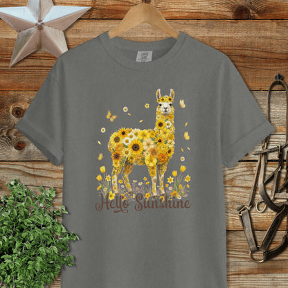 Hello Sunshine Llama Signature Tee
