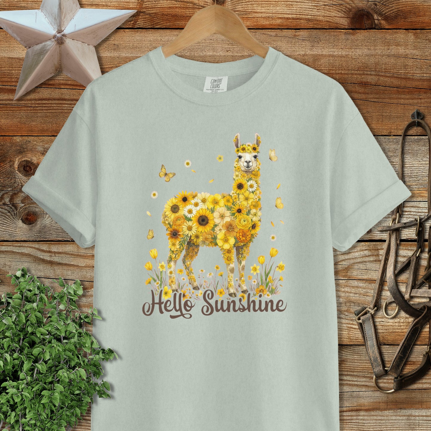 Hello Sunshine Llama Signature Tee