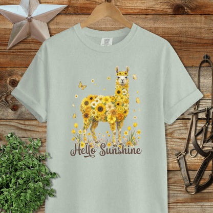 Hello Sunshine Llama Signature Tee