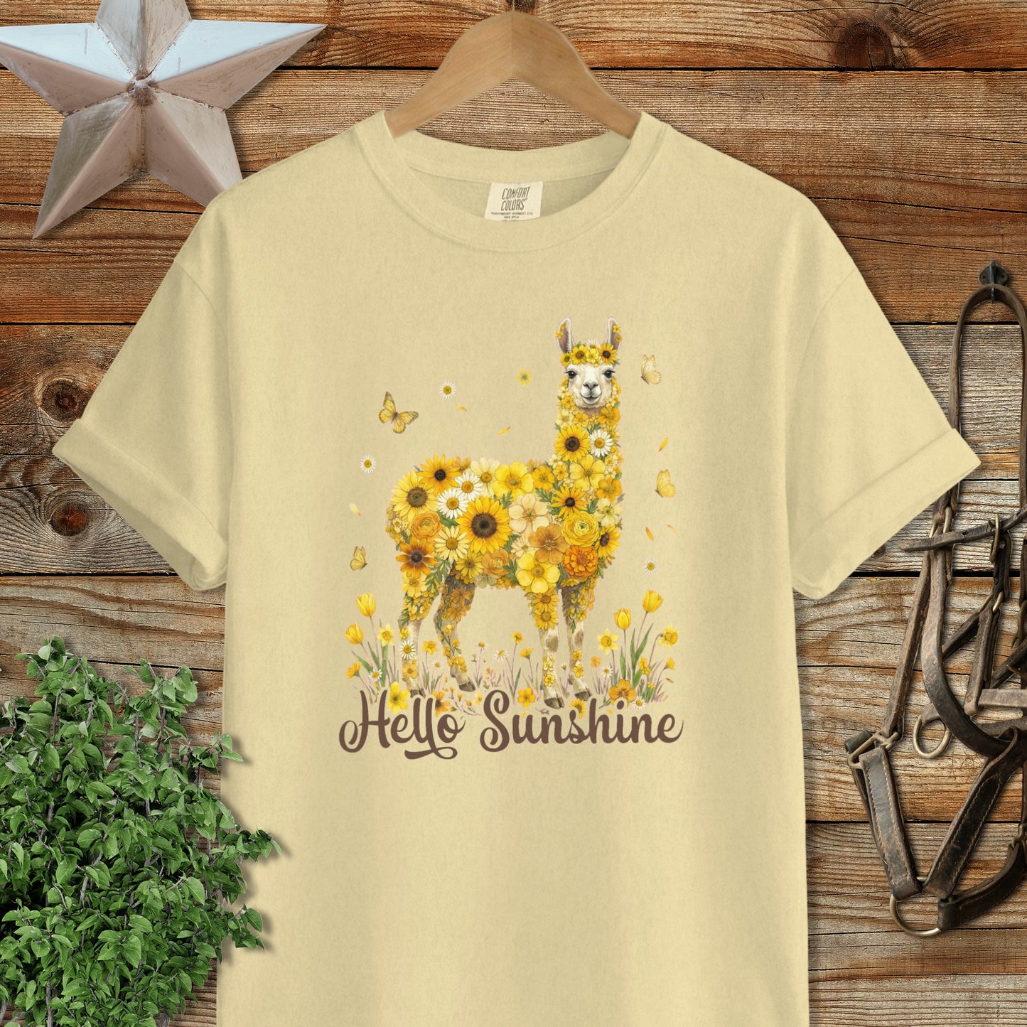 Hello Sunshine Llama Signature Tee