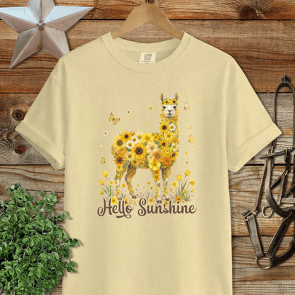 Hello Sunshine Llama Signature Tee