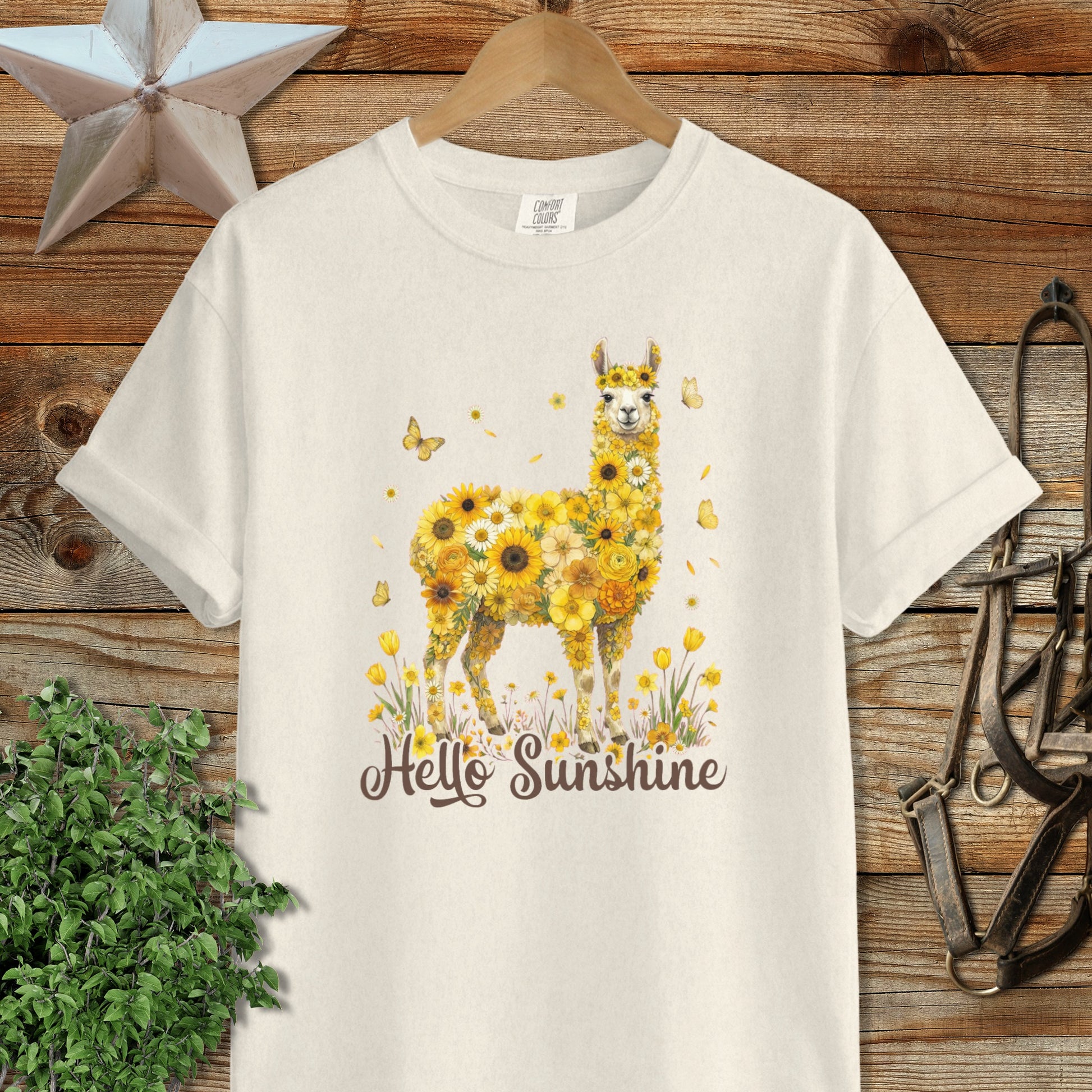 Hello Sunshine Llama Signature Tee
