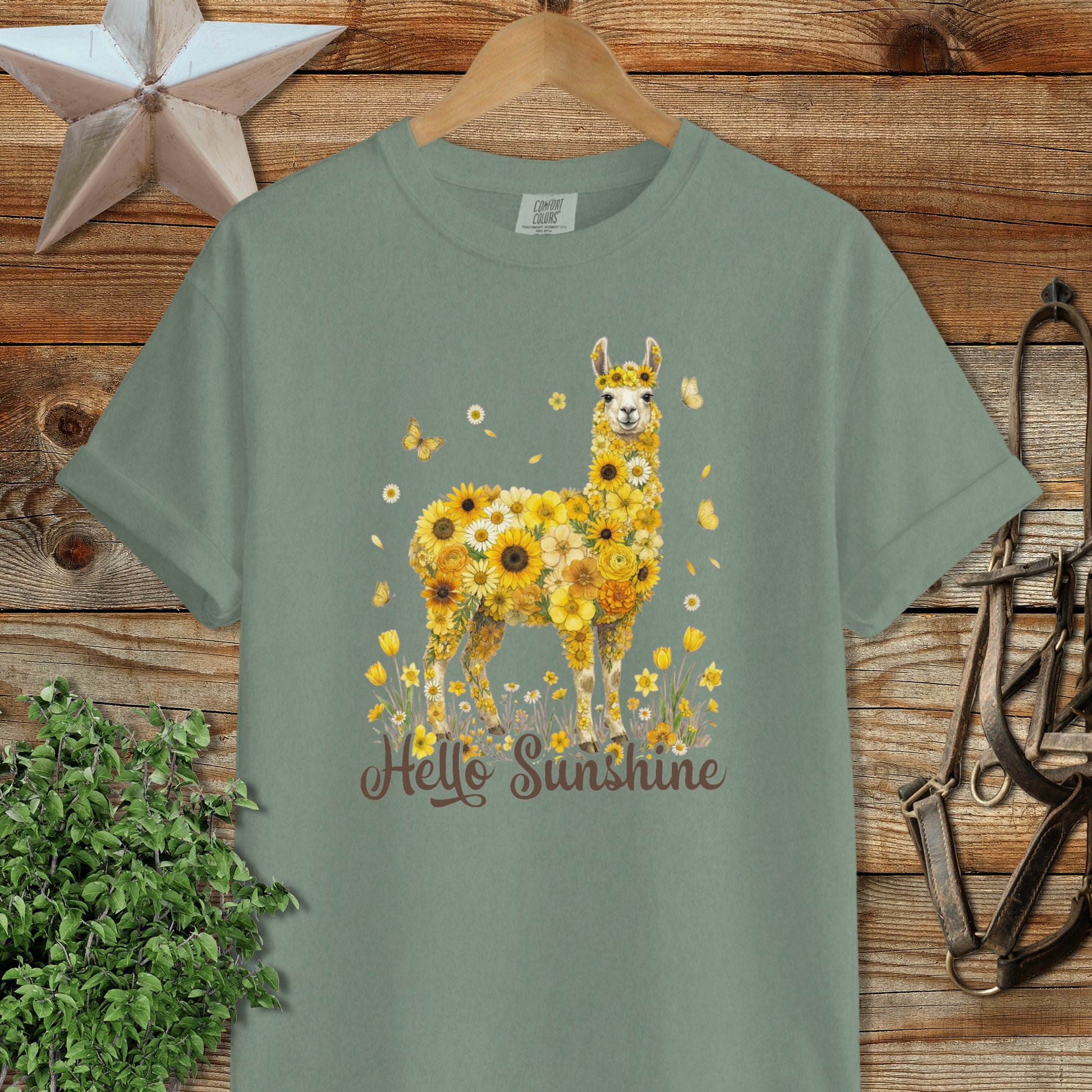 Hello Sunshine Llama Signature Tee