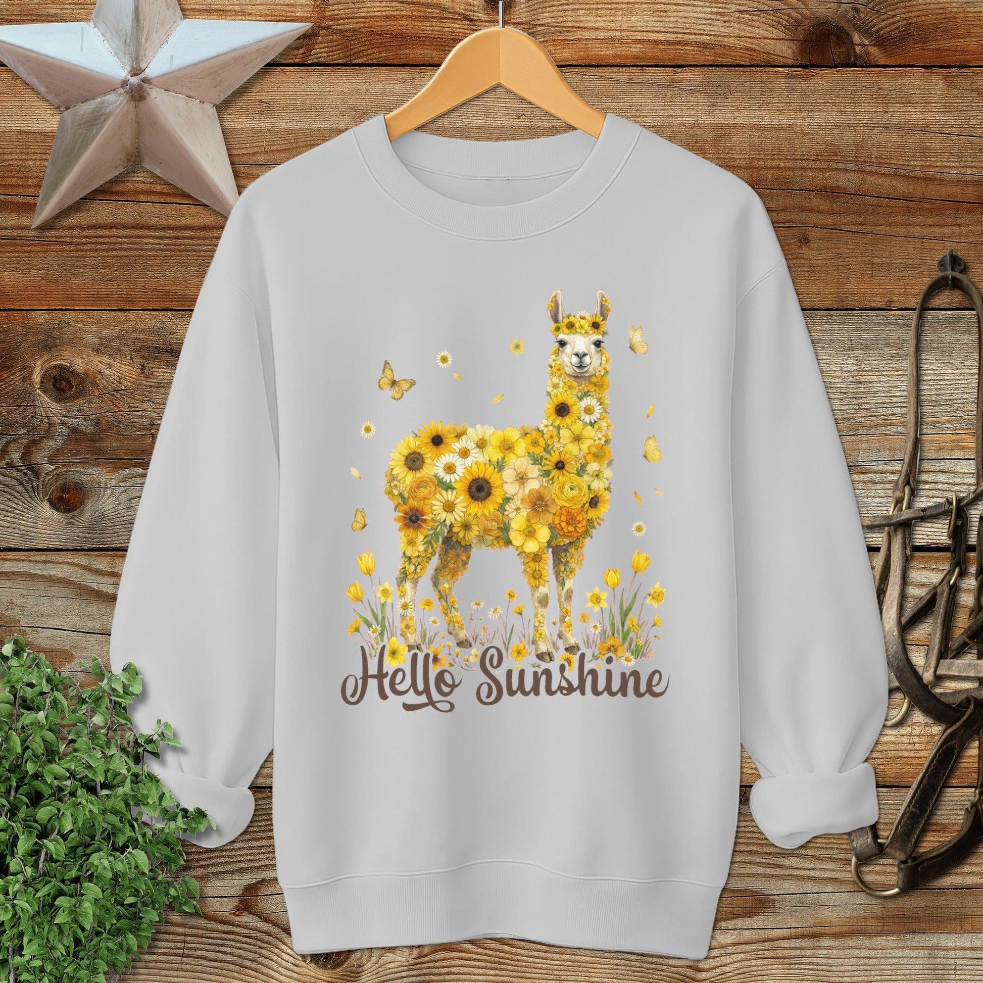 Hello Sunshine Llama Sweatshirt