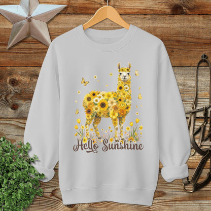 Hello Sunshine Llama Sweatshirt