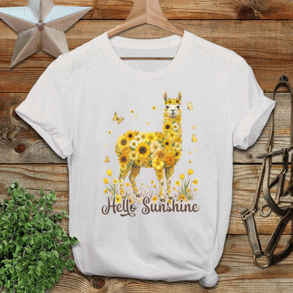 Hello Sunshine Llama T-Shirt