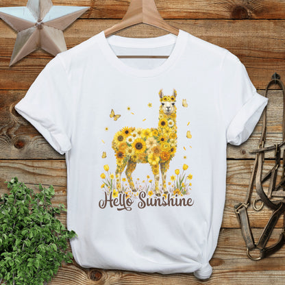 Hello Sunshine Llama T-Shirt