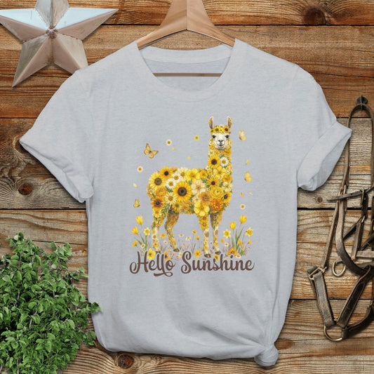 Hello Sunshine Llama T-Shirt