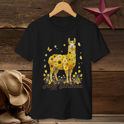 Hello Sunshine Llama T-shirt (Youth)