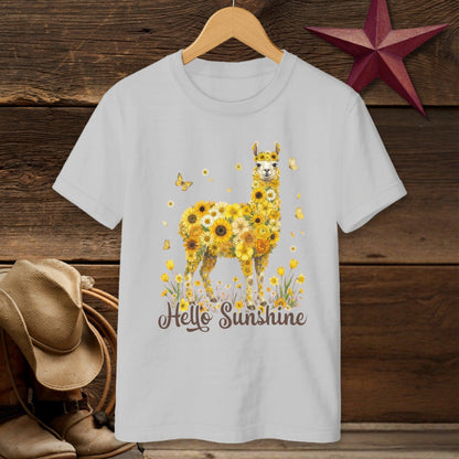 Hello Sunshine Llama T-shirt (Youth)