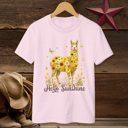 Hello Sunshine Llama T-shirt (Youth)