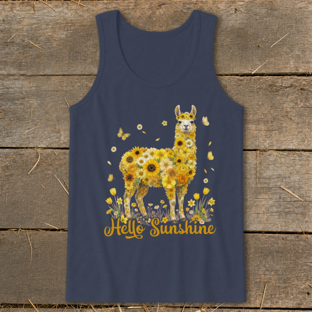 Hello Sunshine Llama Tank Top