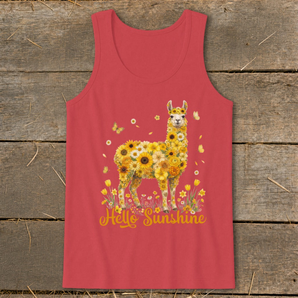 Hello Sunshine Llama Tank Top